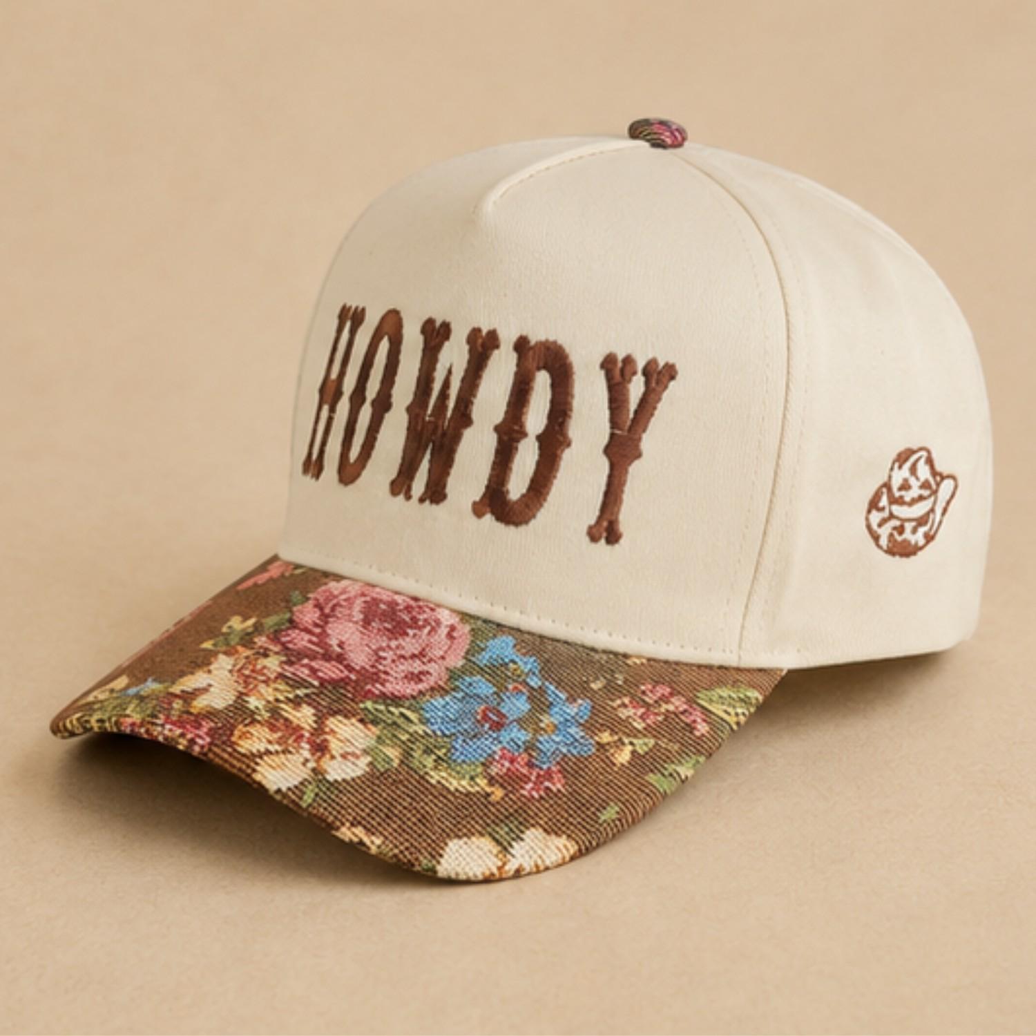 Howdy-Floral-Baseball-Cap