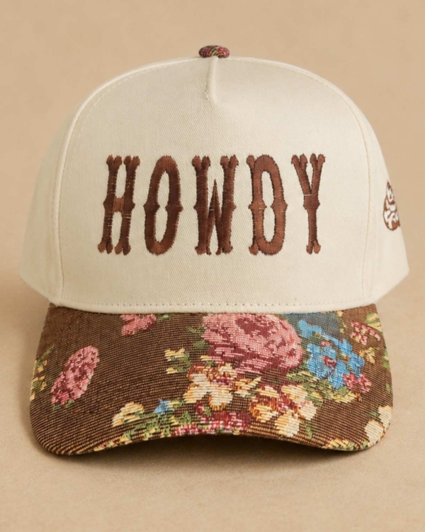 Howdy-Floral-Baseball-Cap