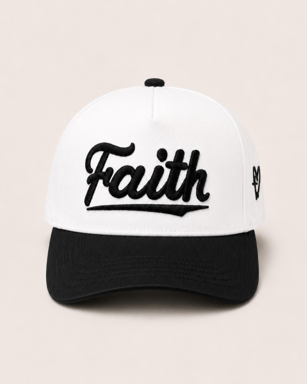 Faith Black Corduroy Snapback Cap