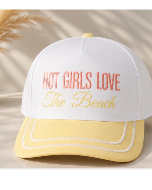 Beach Embroidered Snapback
